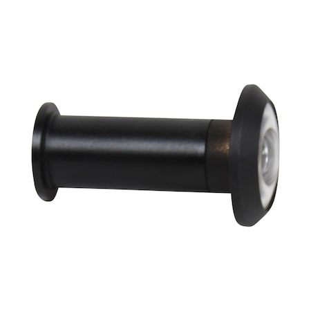 Pamex 180 Degree Door Viewer for 1-3/8in to 2-1/4in Door Matte Black Finish DD01180BL